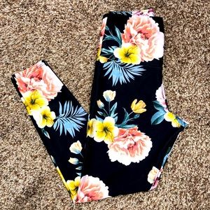 Onzie High Basic Midi Leggings - Floral